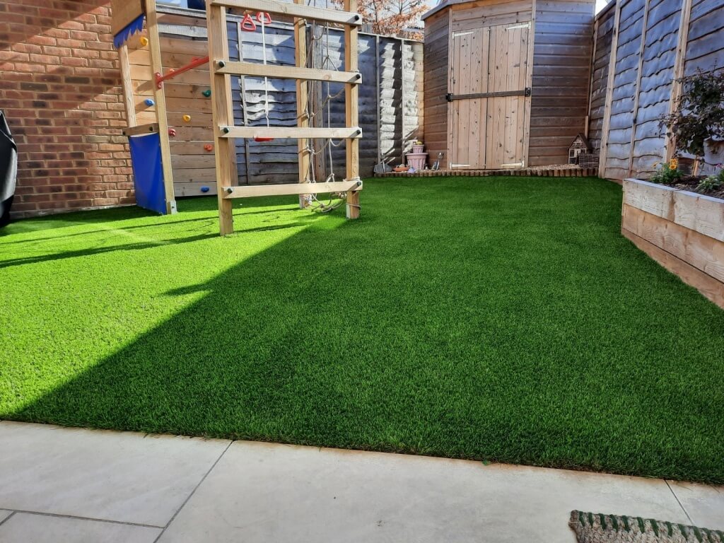 Safe Fun Play Area with Turf
